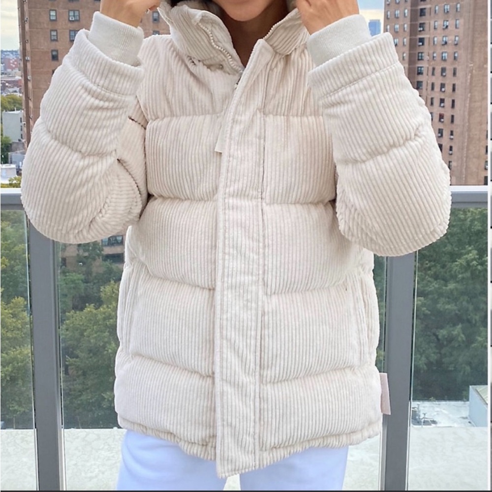 Aritzia Birch Corduroy Super Puff